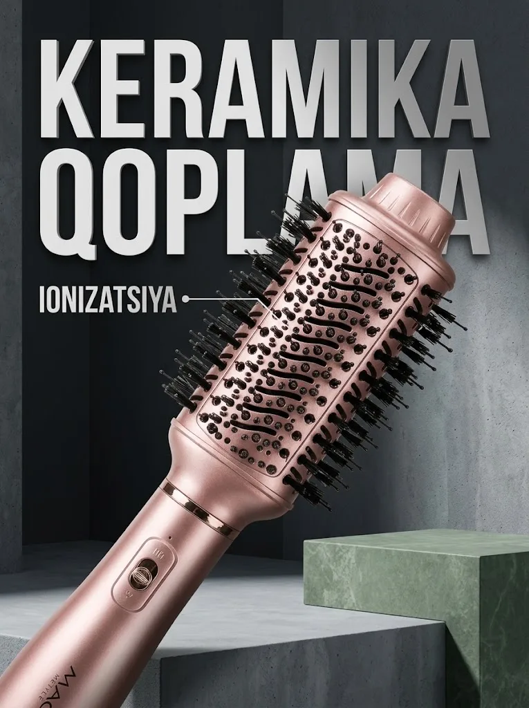 M·A·C STYLER MC 6752 Фен-гребень 5-v-1 с керамикой и футляром - 3