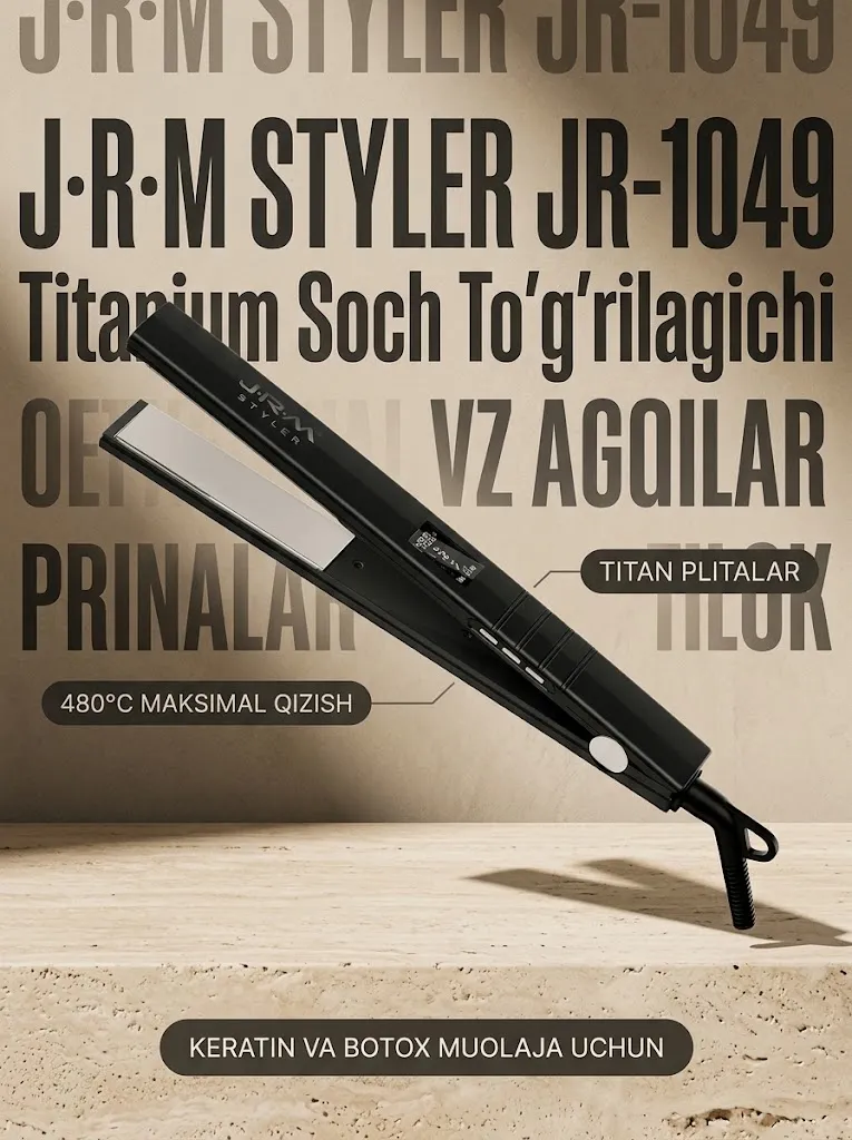 J·R·M STYLER JR-1049 Soch To'g'rilagichi, 480°C