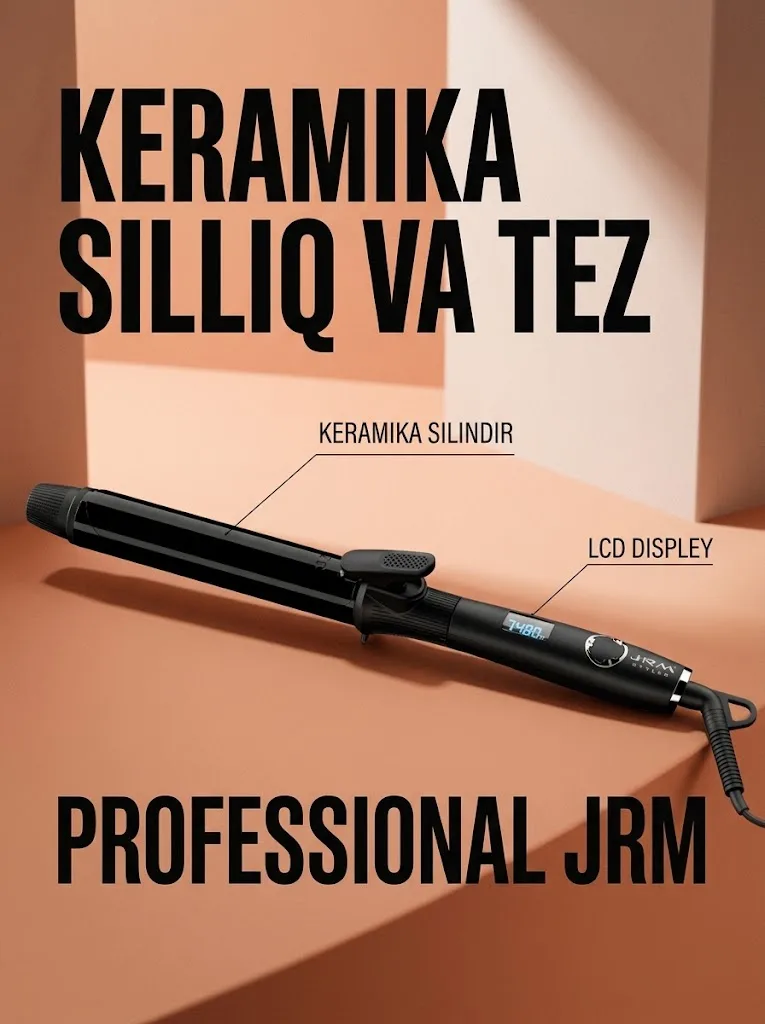 J·R·M STYLER JR-2028 Керамическая плойка и гофре – мульти стайлер для волос - 3