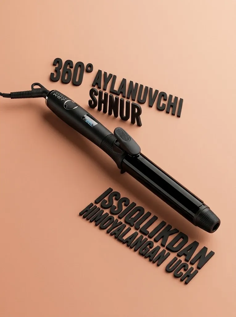 J·R·M STYLER JR-2028 Keramika ployka va gofre – multi soch styler