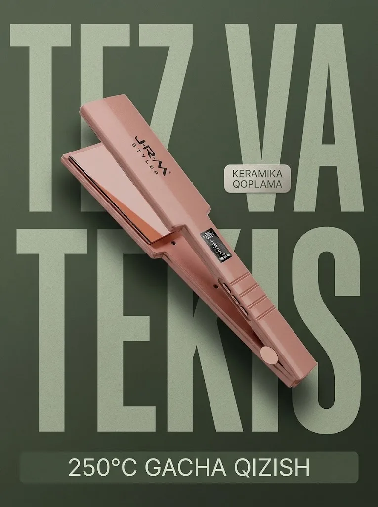 J·R·M STYLER JR-1051 Выпрямитель для волос с керамикой 480°C - 2