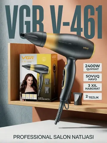 VGR V-461 professional fen, 2400W tezkor sovuq havo