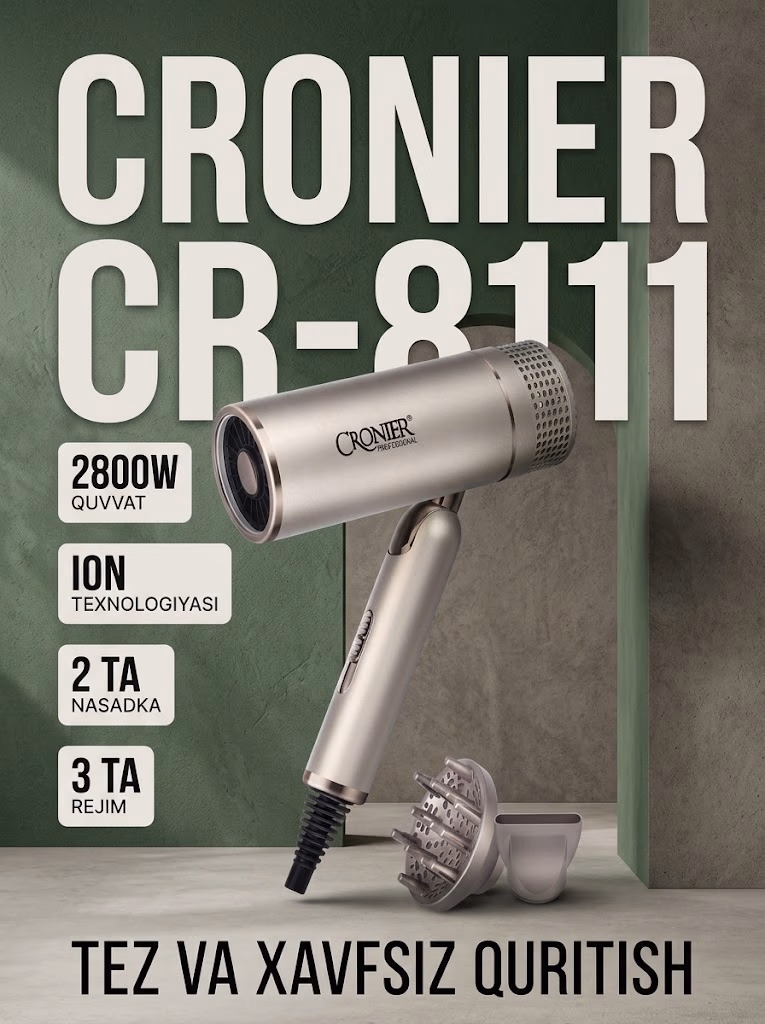 CRONIER CR-8111 Professional Fen (2800W)