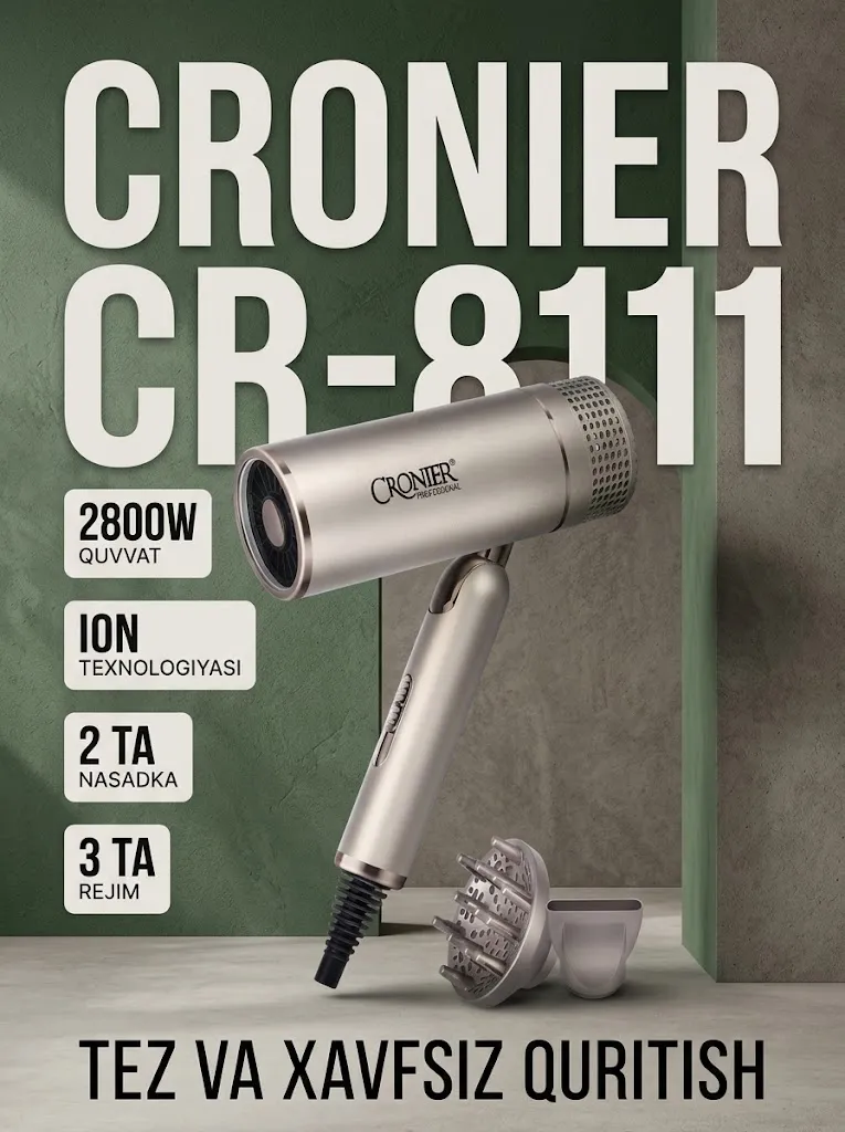 CRONIER CR-8111 Professional Fen (2800W)