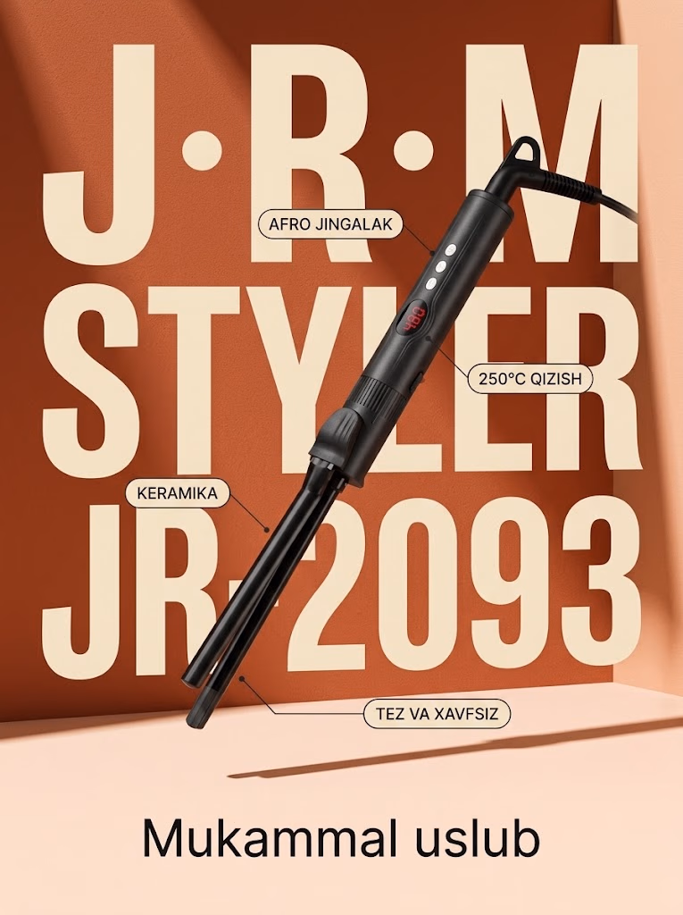 J·R·M STYLER JR-2093 Konusli Ployka va Gofre (Keramik)
