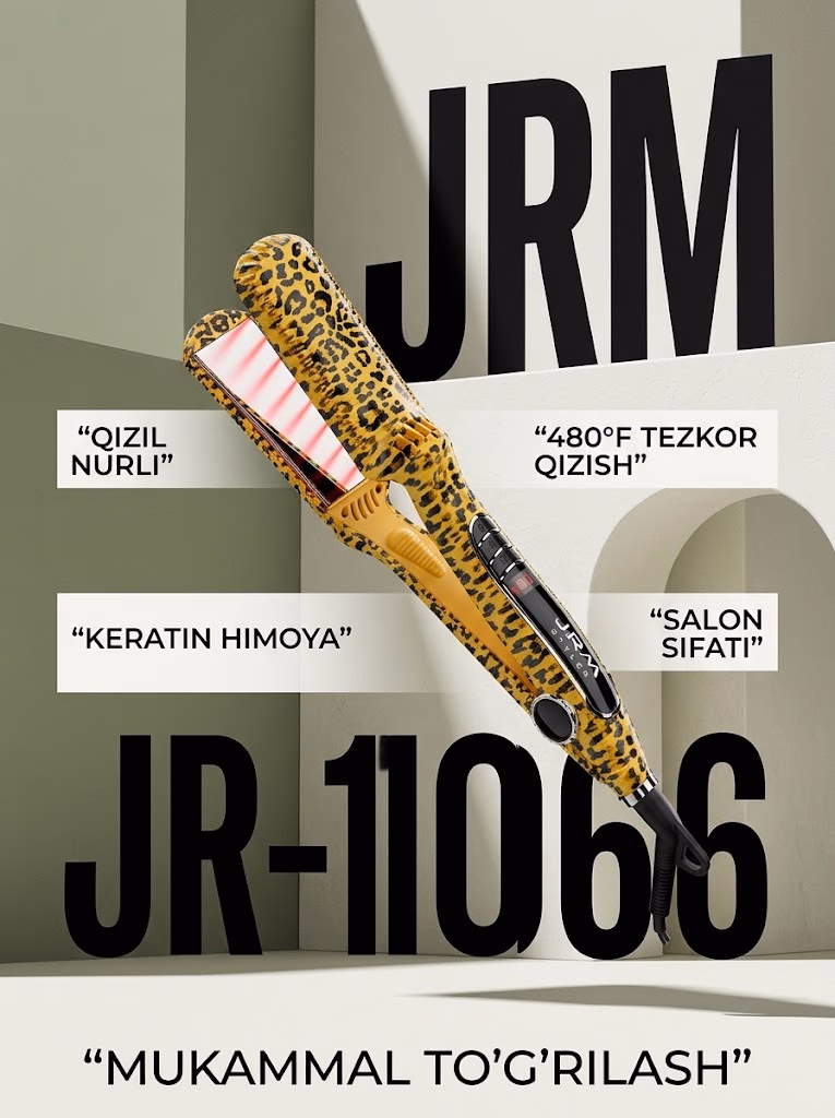 JRM Styler JR-1066 — Sochingiz uchun salon darajasidagi mukammal parvarish!