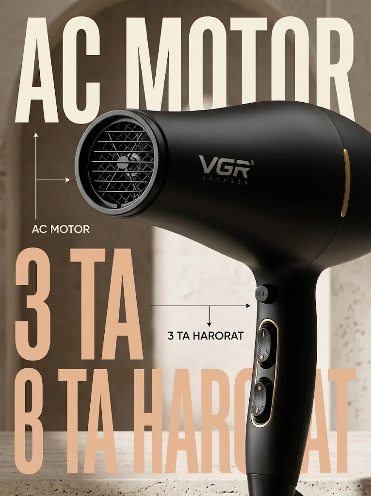 VGR V-433 Professional Soch Feni 2200W