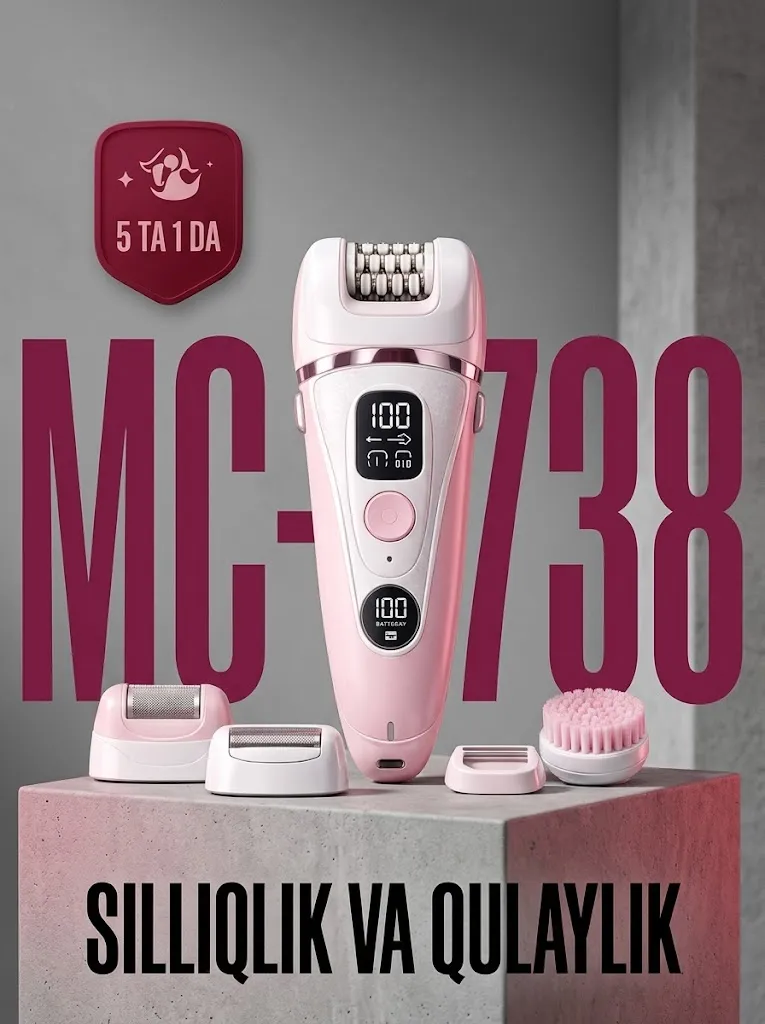 M·A·C STYLER MC-7738 5v1 Akkumulyatorli Epilyator Va Trimmer