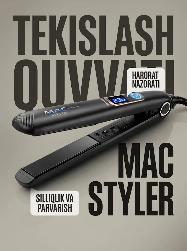 M·A·C STYLER MC-5598F профессиональный выпрямитель Keratin Therapy LED - 2