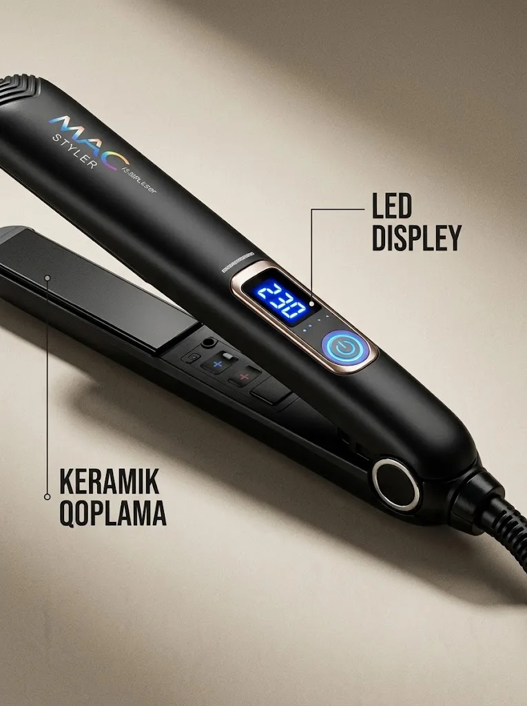 M·A·C STYLER MC-5598F профессиональный выпрямитель Keratin Therapy LED - 4