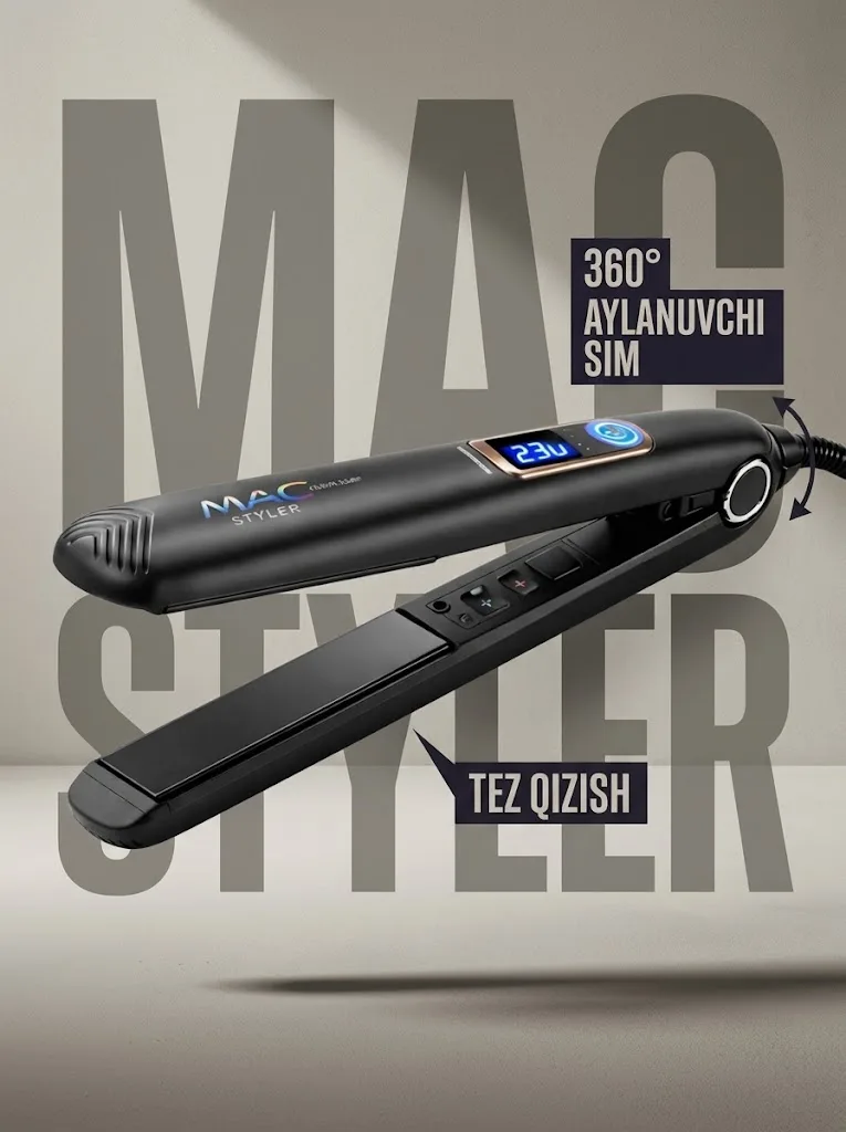 M·A·C STYLER MC-5598F профессиональный выпрямитель Keratin Therapy LED - 5