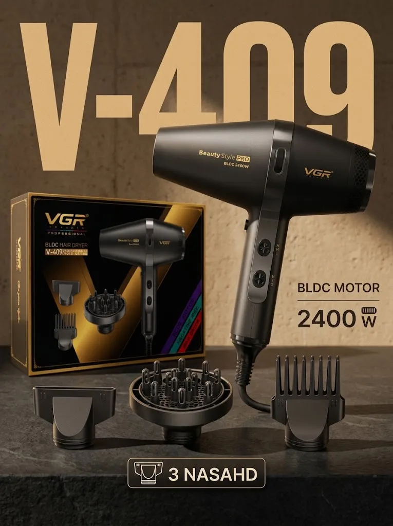 VGR V-409 Professional Fen 2400W BLDC Motor