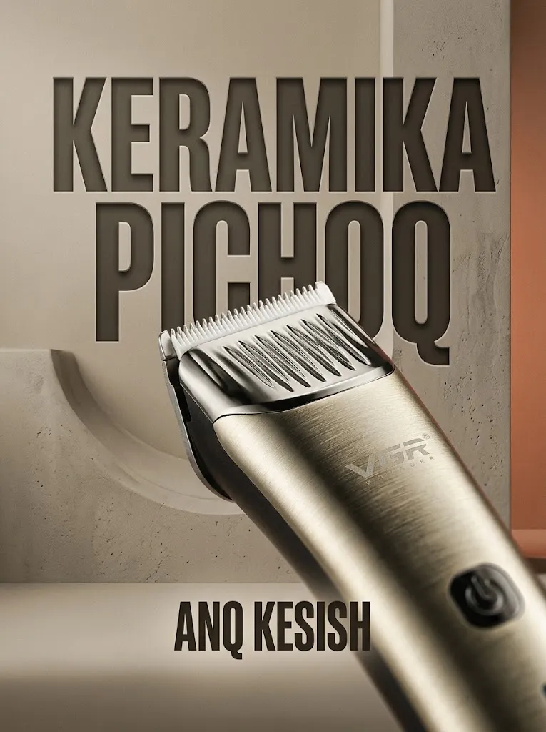 VGR V-669 prof soch kesish mashinkasi, keramika pichoq, 2000mAh