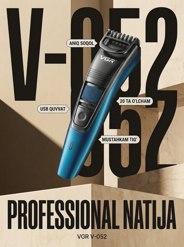 VGR V-052 Hajm Olash Ma'shasinasi 500mAh USB