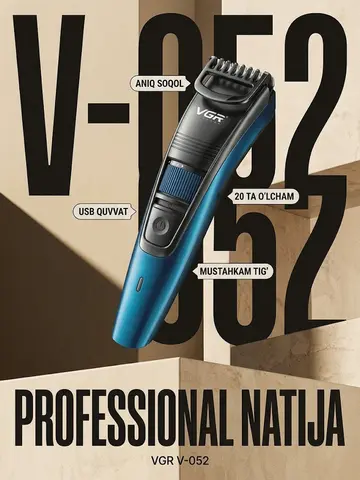 VGR V-052 Hajm Olash Ma'shasinasi 500mAh USB