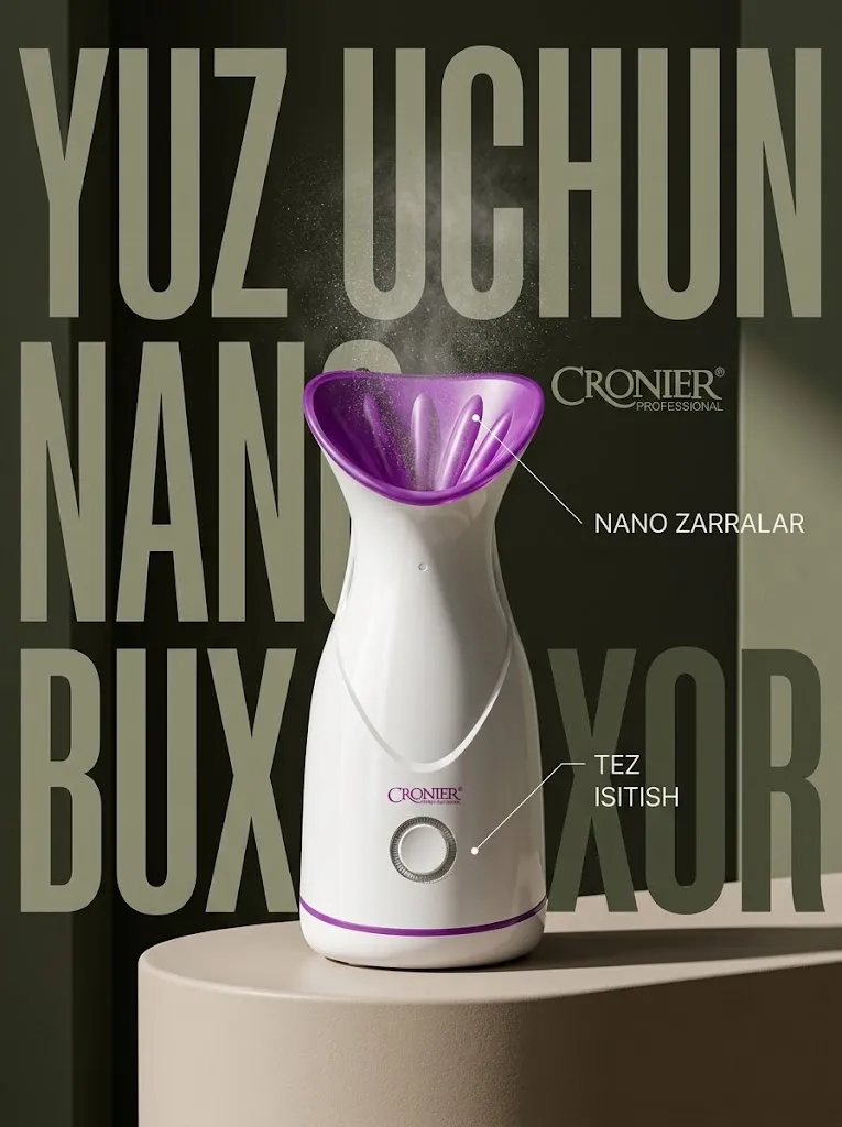 CRONIER CR-314 Professional Yuz Uchun Nano Bug'lagich
