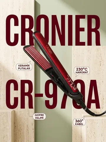 Cronier CR-970A Karamikali Soch Turmaklash Qisqichlari 220V