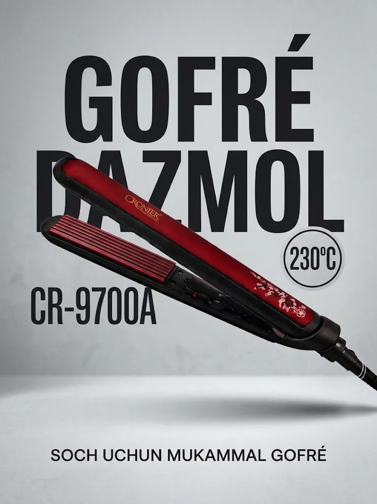 Cronier CR-970A Karamikali Soch Turmaklash Qisqichlari 220V
