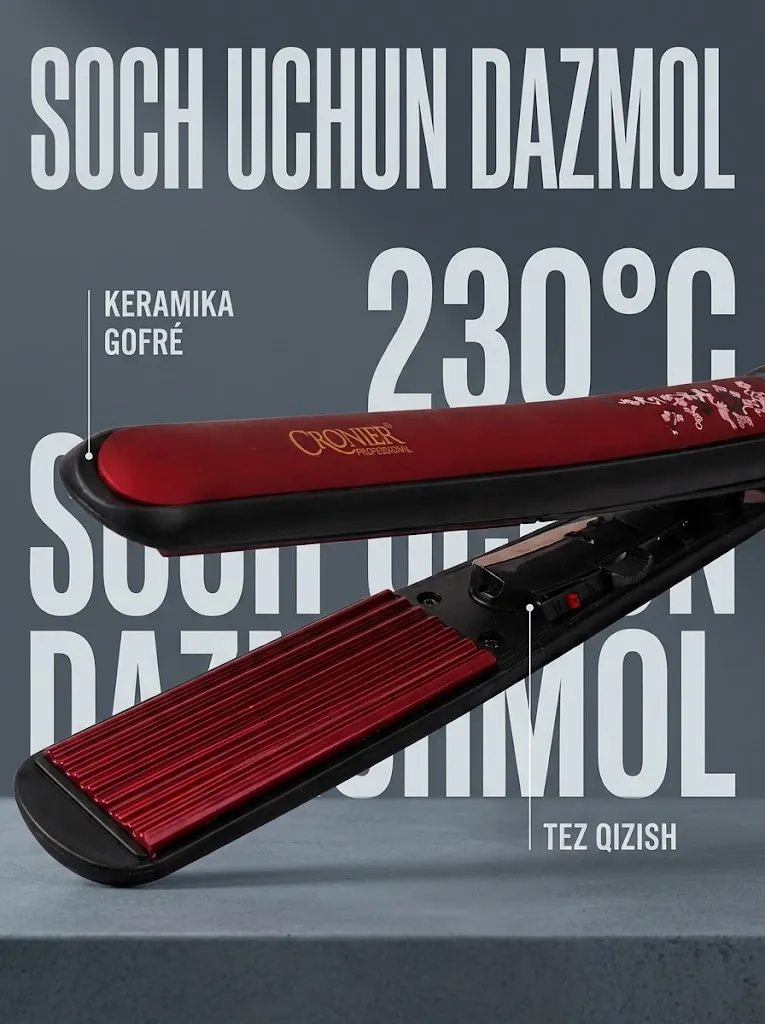 Cronier CR-970A Karamikali Soch Turmaklash Qisqichlari 220V