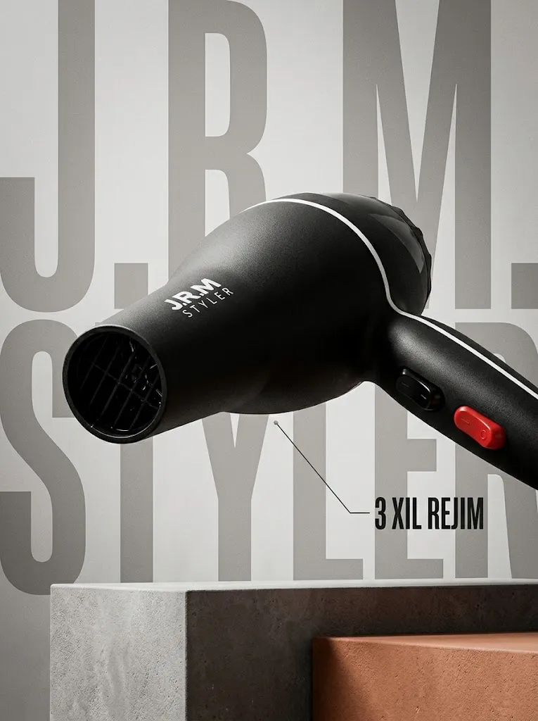 J·R·M STYLER JRM 9902 Professional Fen (6000W, Nashadka & Taroq bilan)