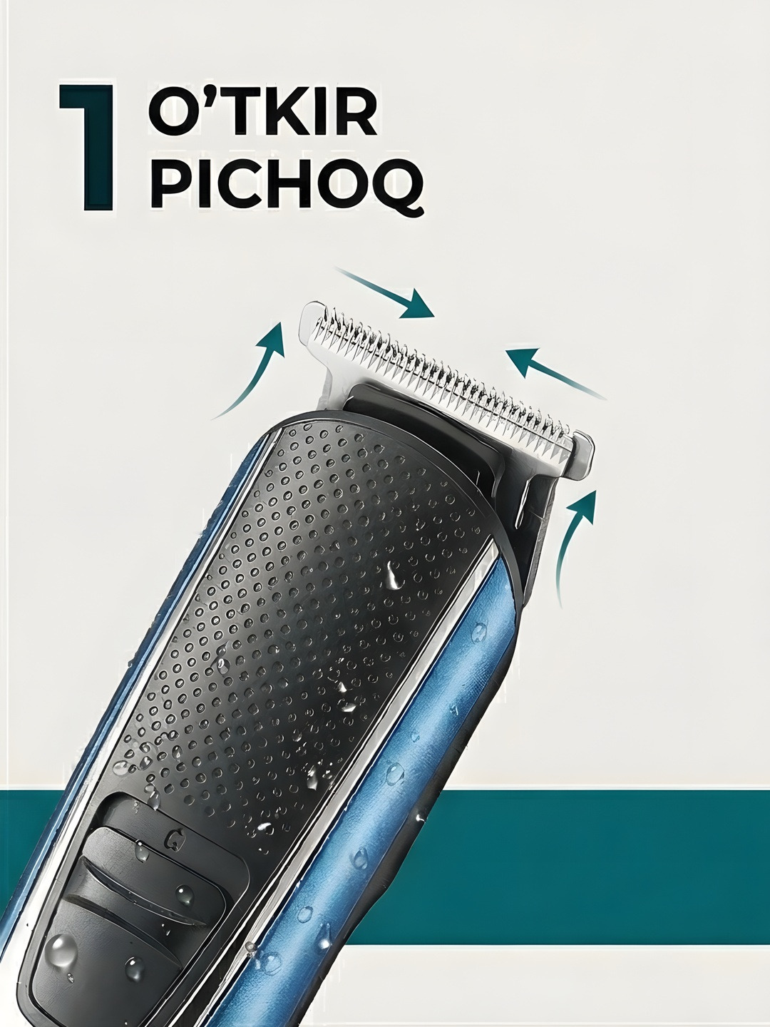 Soch kesish mashinkasi VGR V099, professional trimmer 3 ga 1 - 2