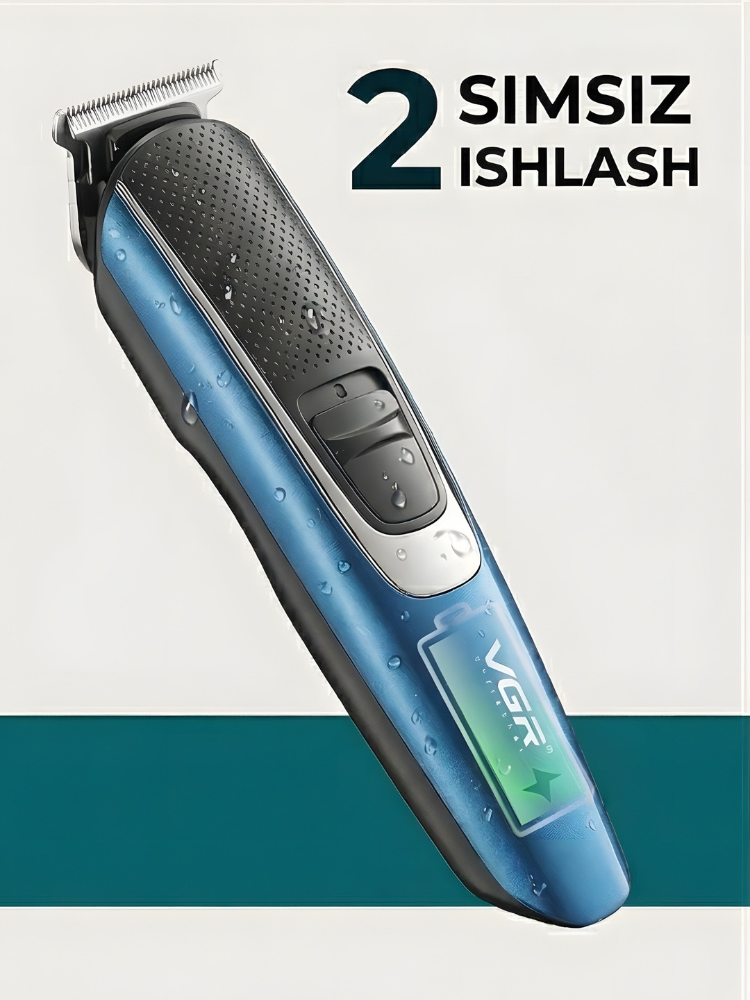 Soch kesish mashinkasi VGR V099, professional trimmer 3 ga 1 - 3