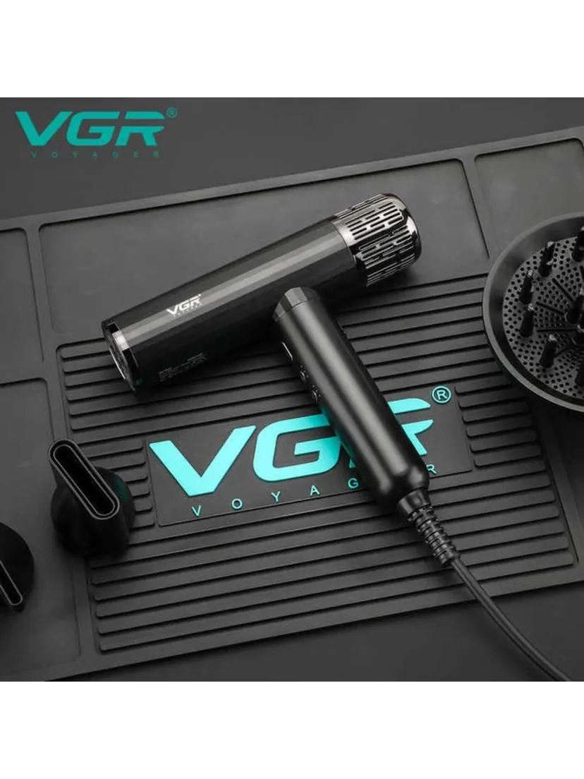Профессиональный фен для волос VGR V-427, Черный