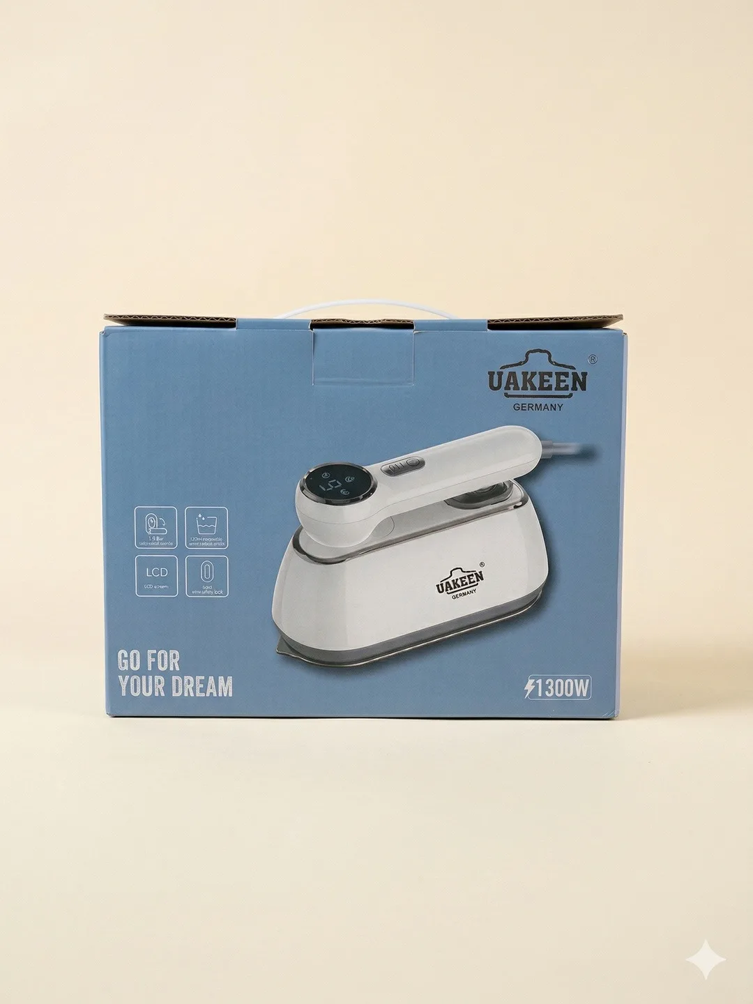 UAKEEN ZL-213 1300W Bug‘li Dazmol — 3-in-1 Professional