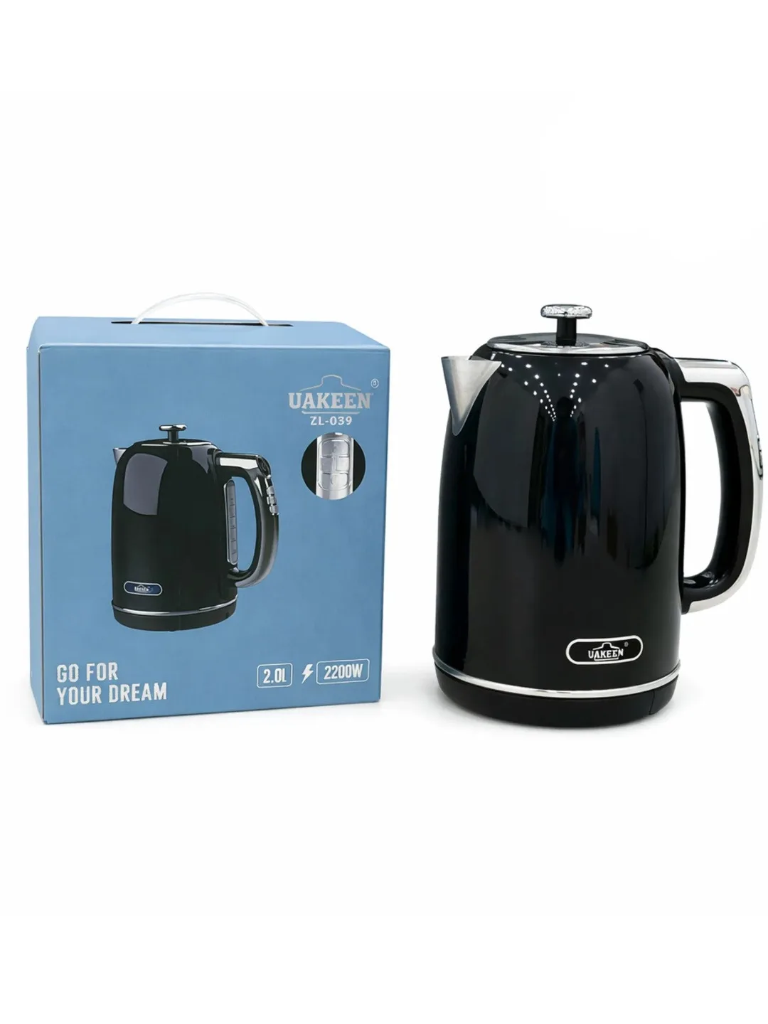 UAKEEN ZL-029 2200W 2L Elektr Choynak — Tez va Qulay