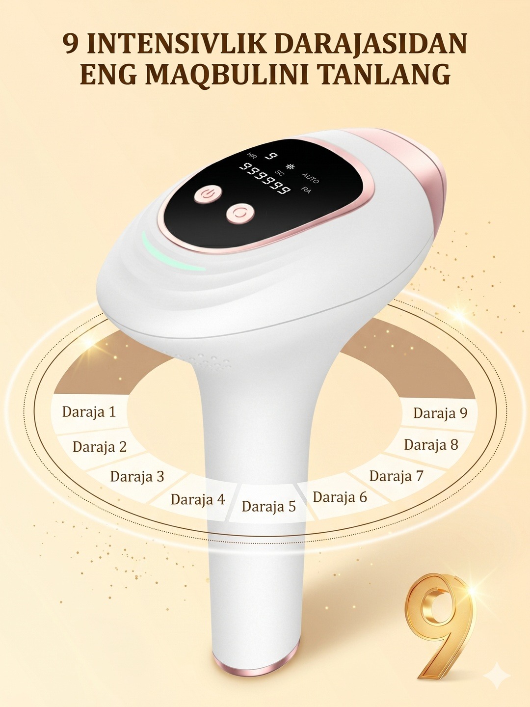 Babyverse SE12 lazerni epilyator - ixcham fotoepilator va depilyator - 2