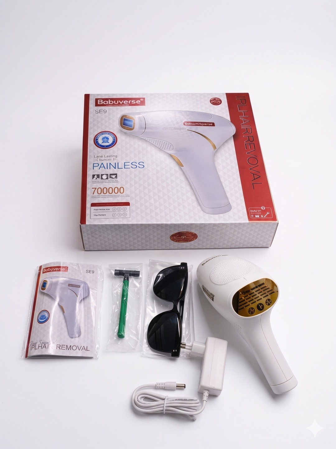 Fotoepilyator Babyverse SE9 - lazerni epilyator va lazerli depilyatsiya - 3