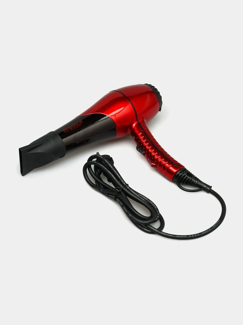 Профессиональный фен для волос BOSCH BS-9090, Красный