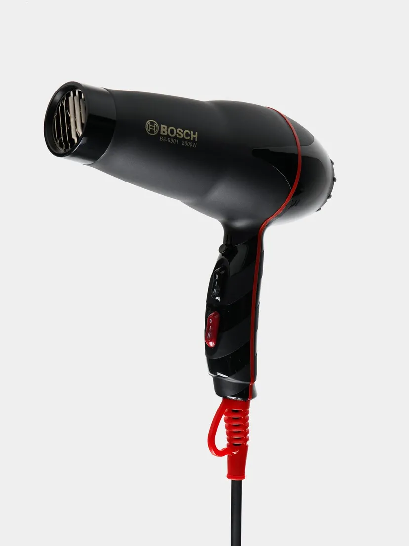 BOSCH BS-9901 professional soch quritgich fen, 8000W, Qora