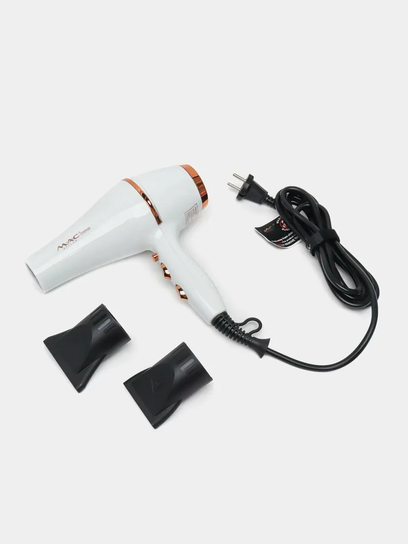 Профессиональный фен для волос M.A.C STYLER MC-8866, Красно-черный