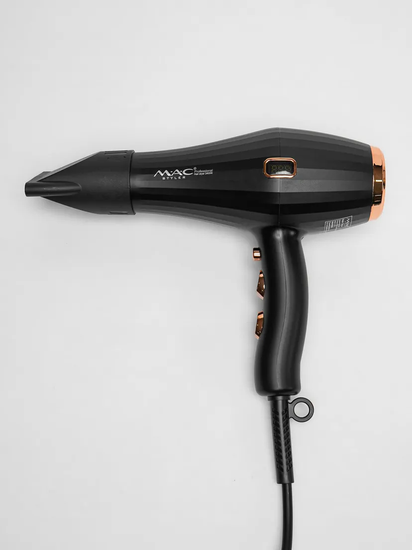 Профессиональный фен для волос M.A.C STYLER MC-6641, Черный