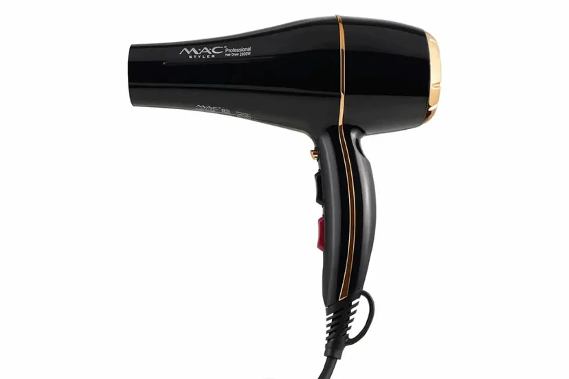 Профессиональный фен для волос M.A.C STYLER MC-6800, Черный