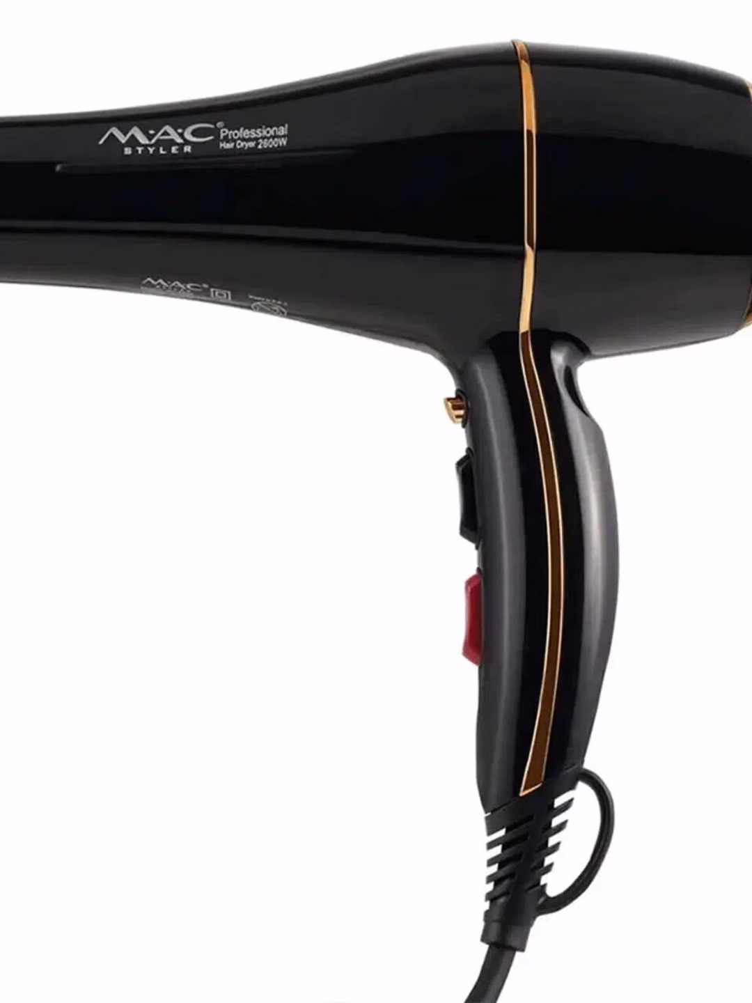 Fen uchun professional M.A.C styler, 3ta qismli, ionlashtirilgan, 2600Vat, suncha va quritish uchun. - 4
