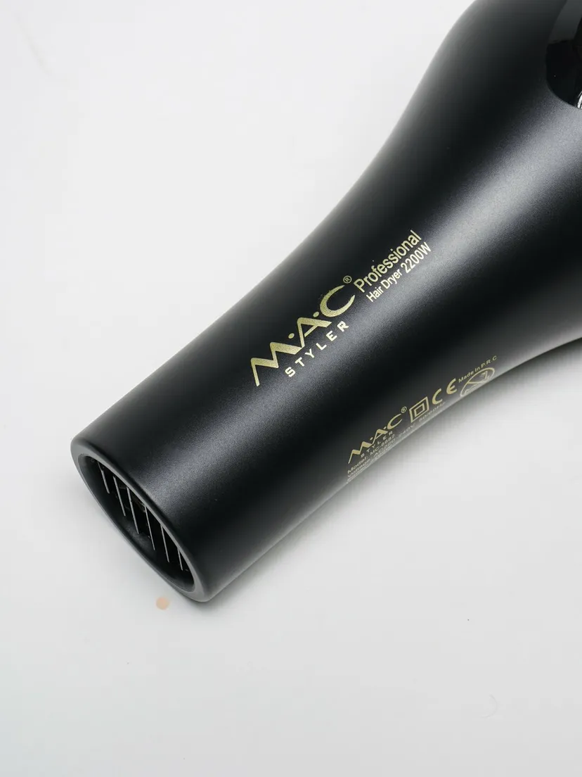 Профессиональный фен для волос M.A.C STYLER MC-6682, Черный