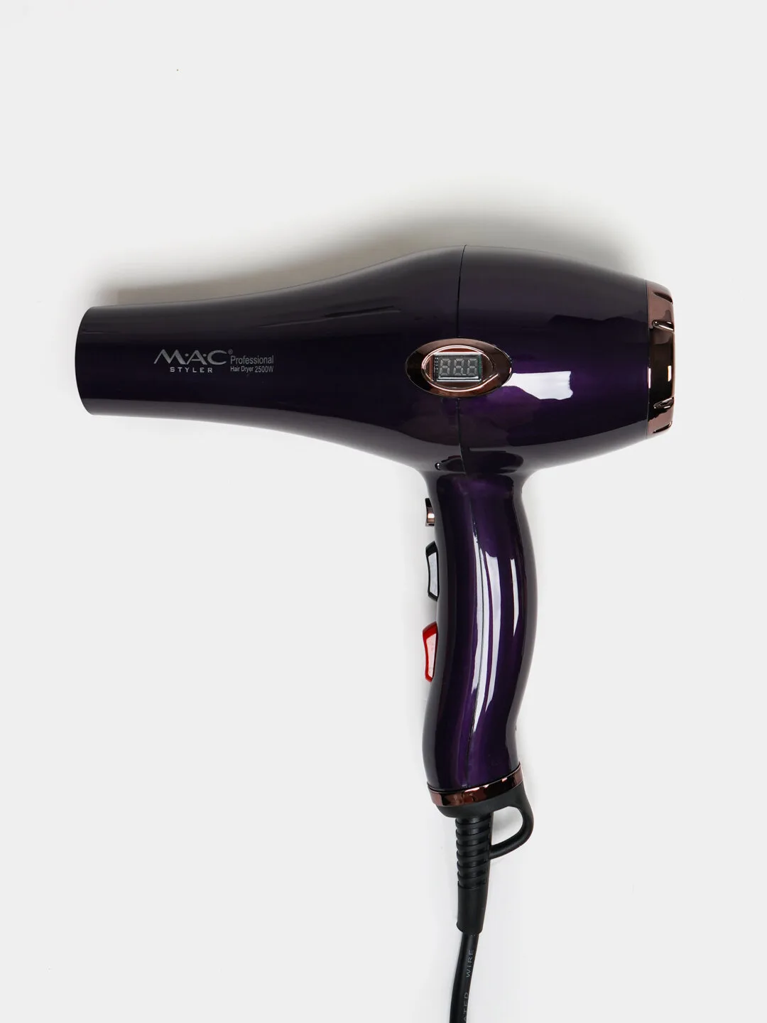 Профессиональный фен для волос "MAC styler" MC-6685, для сушки и укладки с ионизацией , Led Екраном