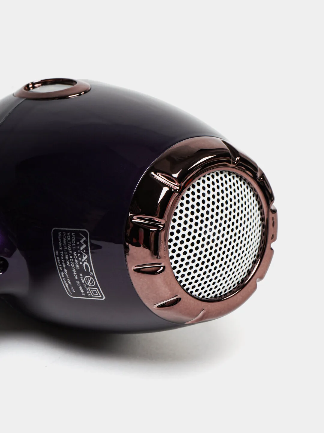 Профессиональный фен для волос "MAC styler" MC-6685, для сушки и укладки с ионизацией , Led Екраном