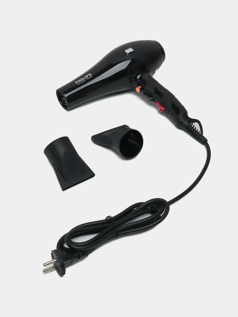 Профессиональный фен для волос Philips PH-5555, Черный