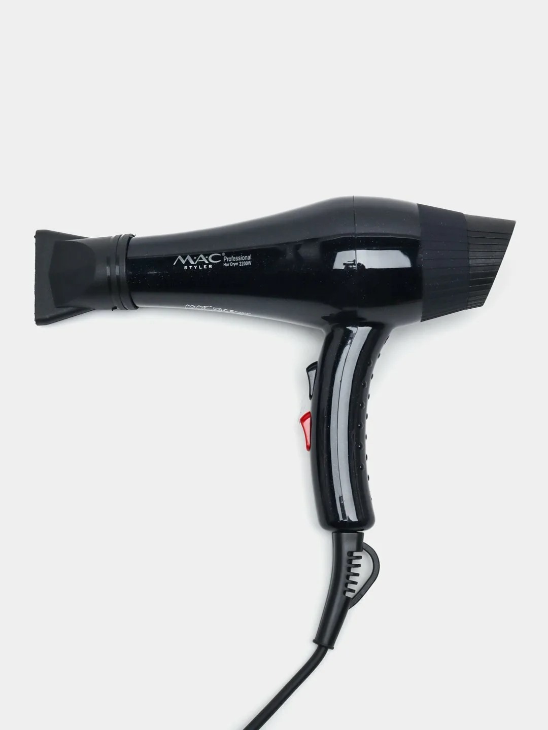 Профессиональный фен для волос "MAC styler" MC-2211, для сушки и укладки с ионизацией , Led Екраном 3in1 , 2200W