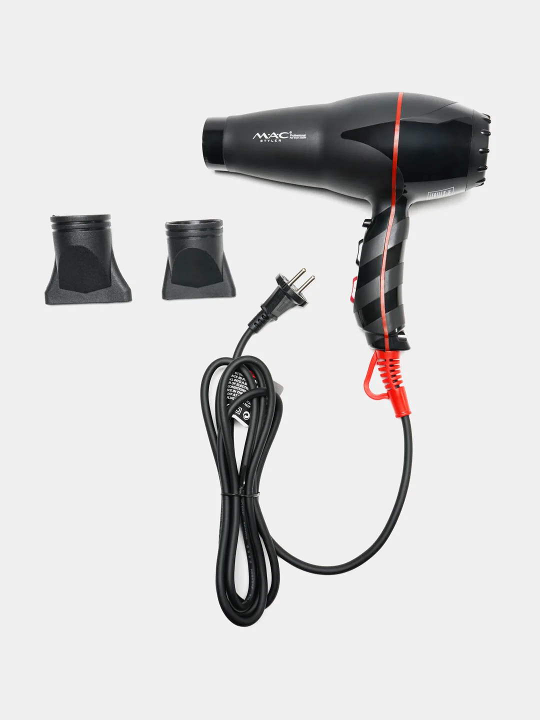 Профессиональный фен для волос M.A.C styler MC-9901, для сушки и укладки с ионизацией