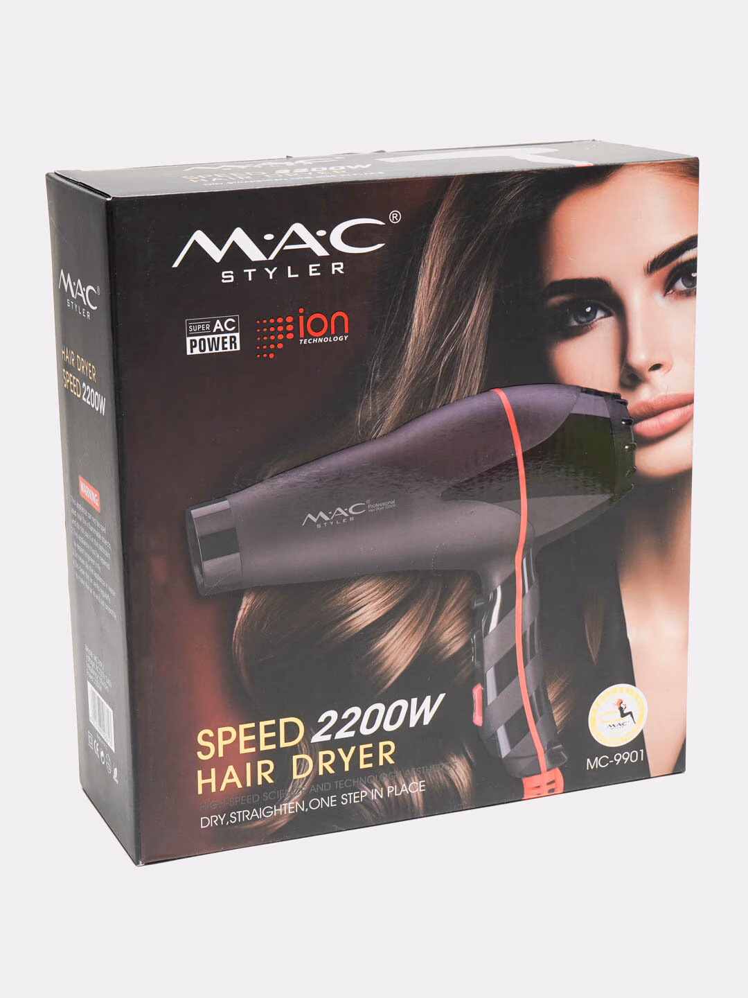 Fen uchun M.A.C styler MC-9901, <br/>
suvdan tozalash va ushlab qolish uchun ishlatiladigan ionli quritgich. - 5