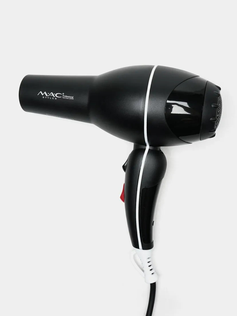Профессиональный фен для волос M.A.C STYLER MC-9902, Черный