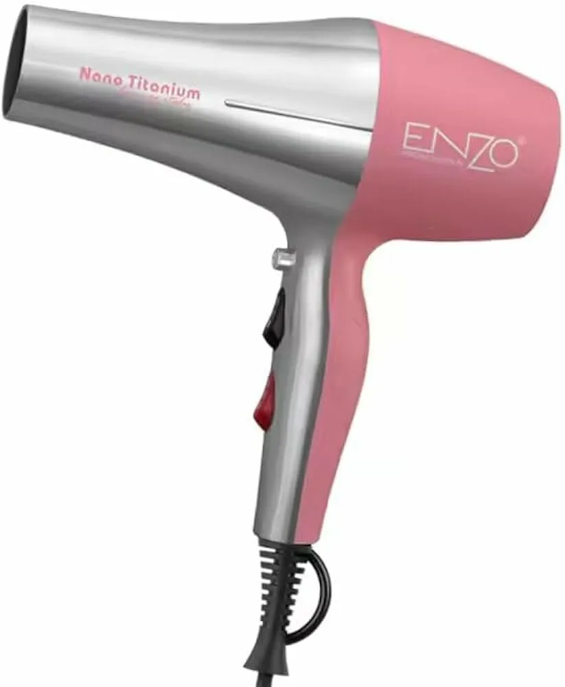 Профессиональный фен для волос ENZO EN-8862, Розовый