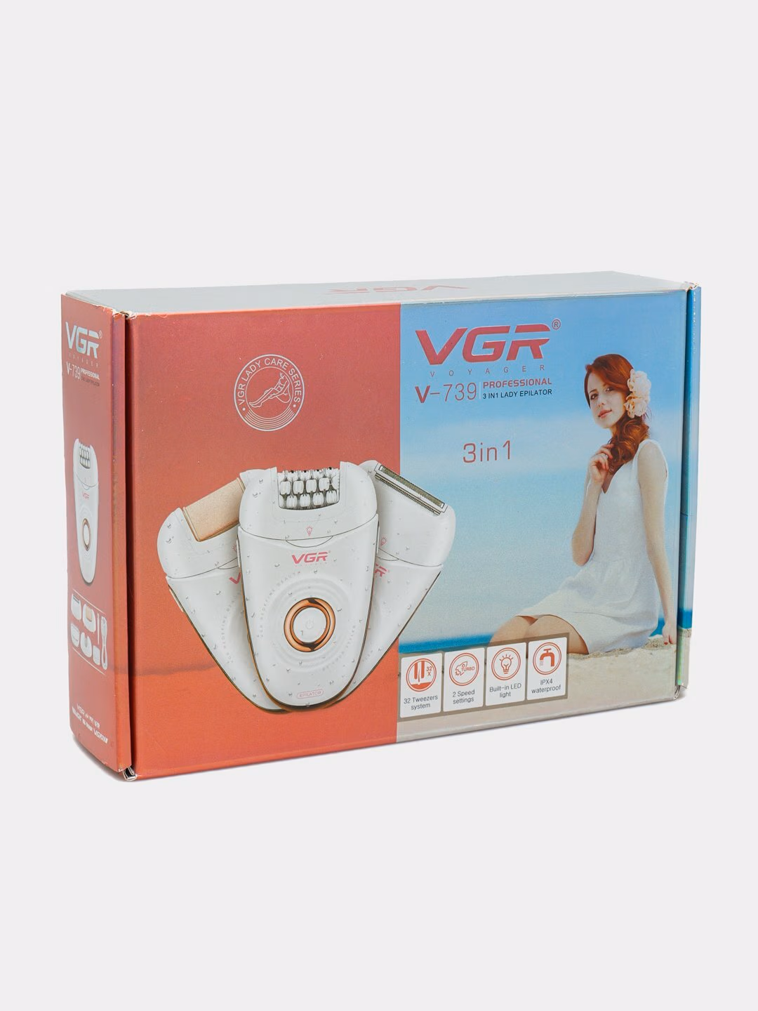 Fen quritgich professional model VGR V-739 bez kabelli, ayollar uchun tanasi uchun. - 2