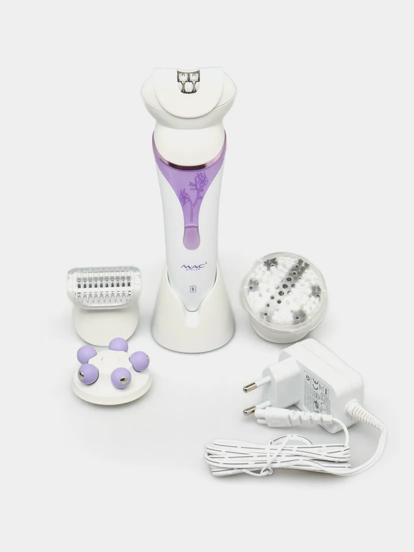 Профессиональный эпилятор для женщин M.A.C STYLER MC-7720, Красный / Белый