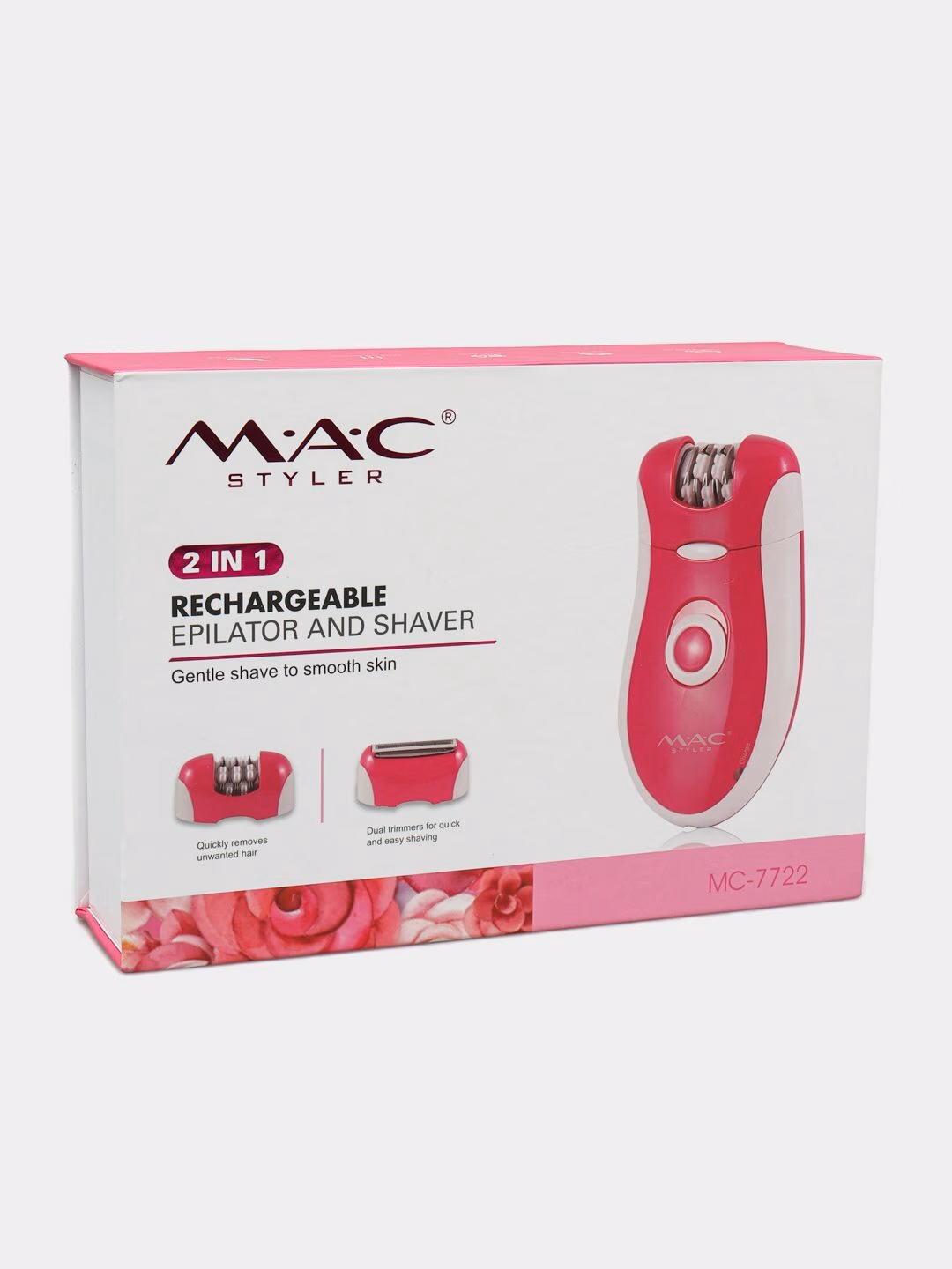 Fenli quritgich, MAC styler MC-7722 2 ta 1, <br/> 
Villarni olib tashlash uchun, tezliklar. - 6
