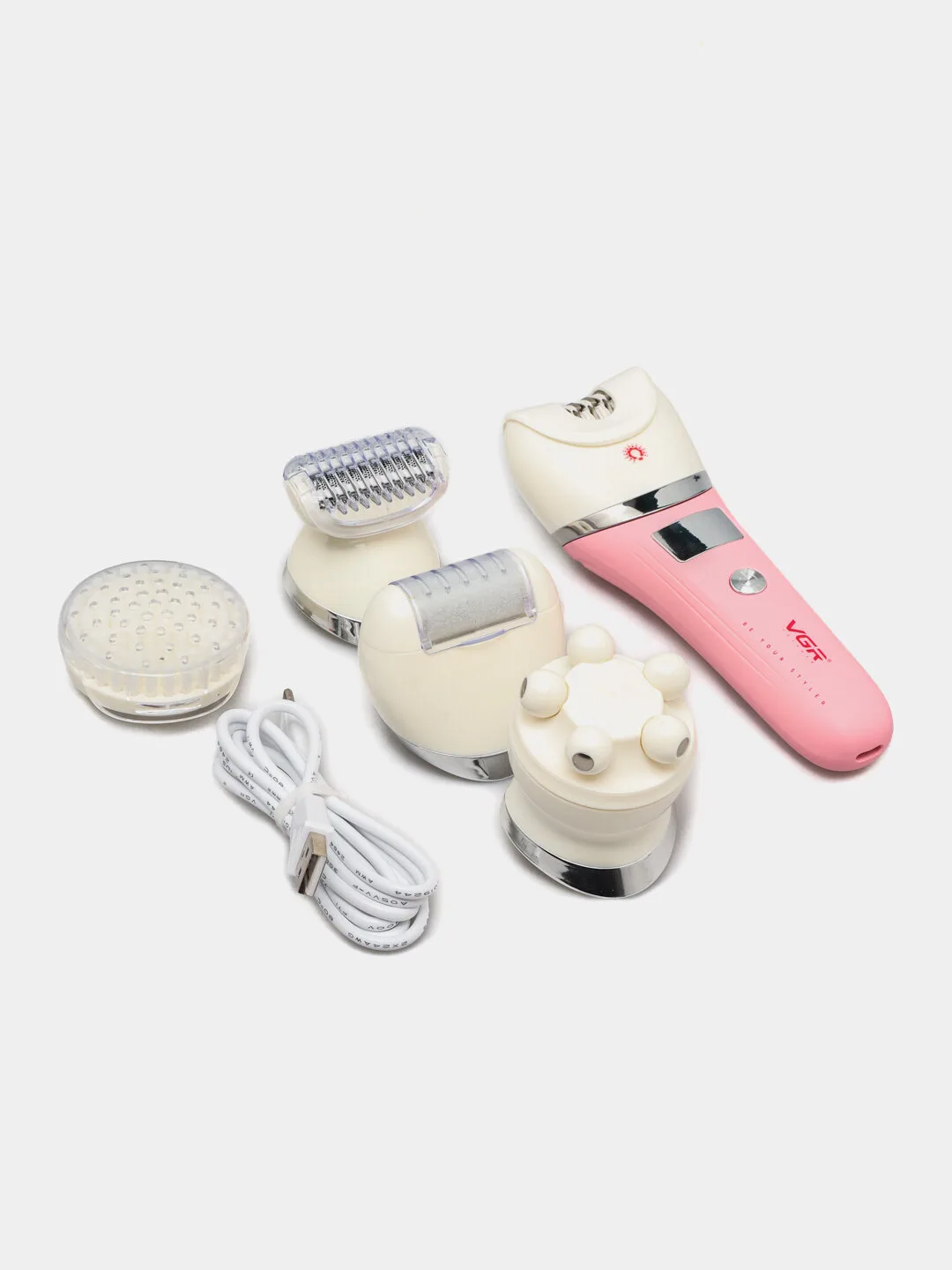 Беспроводной Эпилятор для тела, VGR styler V759 для удаления волос, скоростей Pink